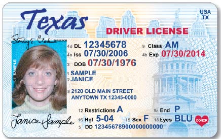 Texas provisional drivers license restriction g